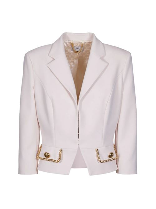 CROPPED JACKET ELISABETTA FRANCHI | GIT8546E2193 Burro